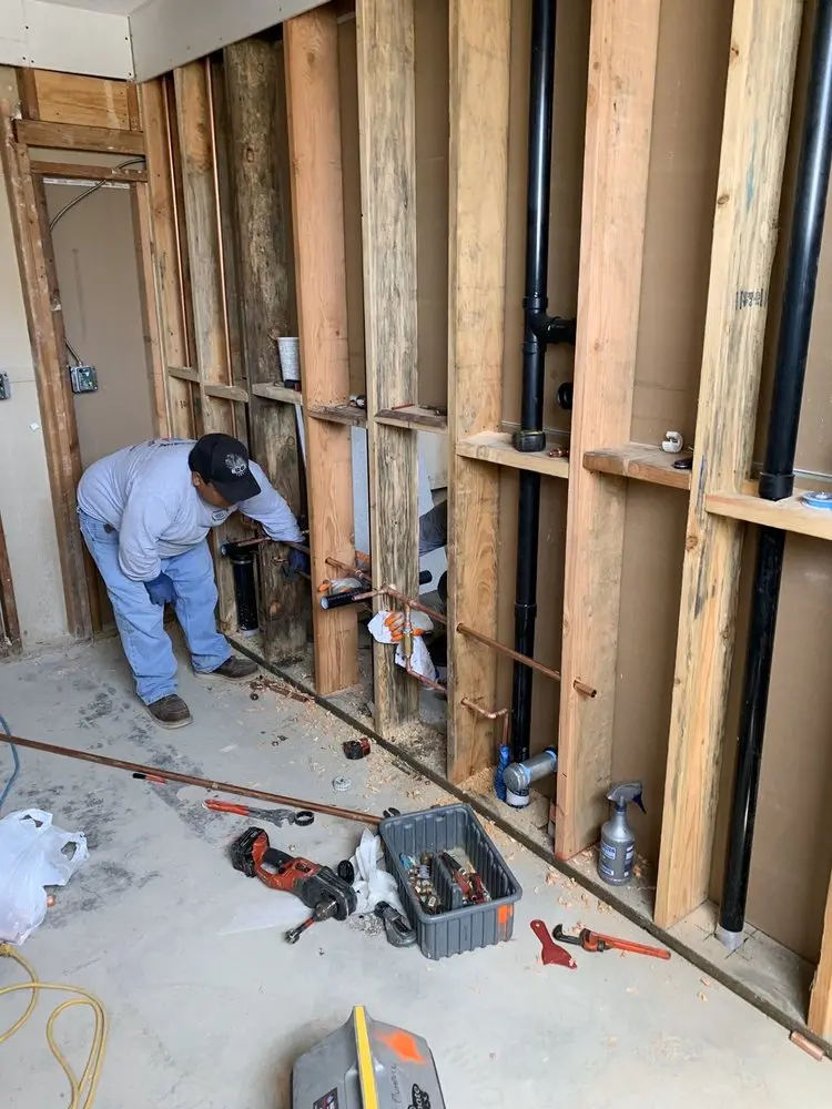 Commercial rough-in plumbing for Water Heater Replacement in Gustine
